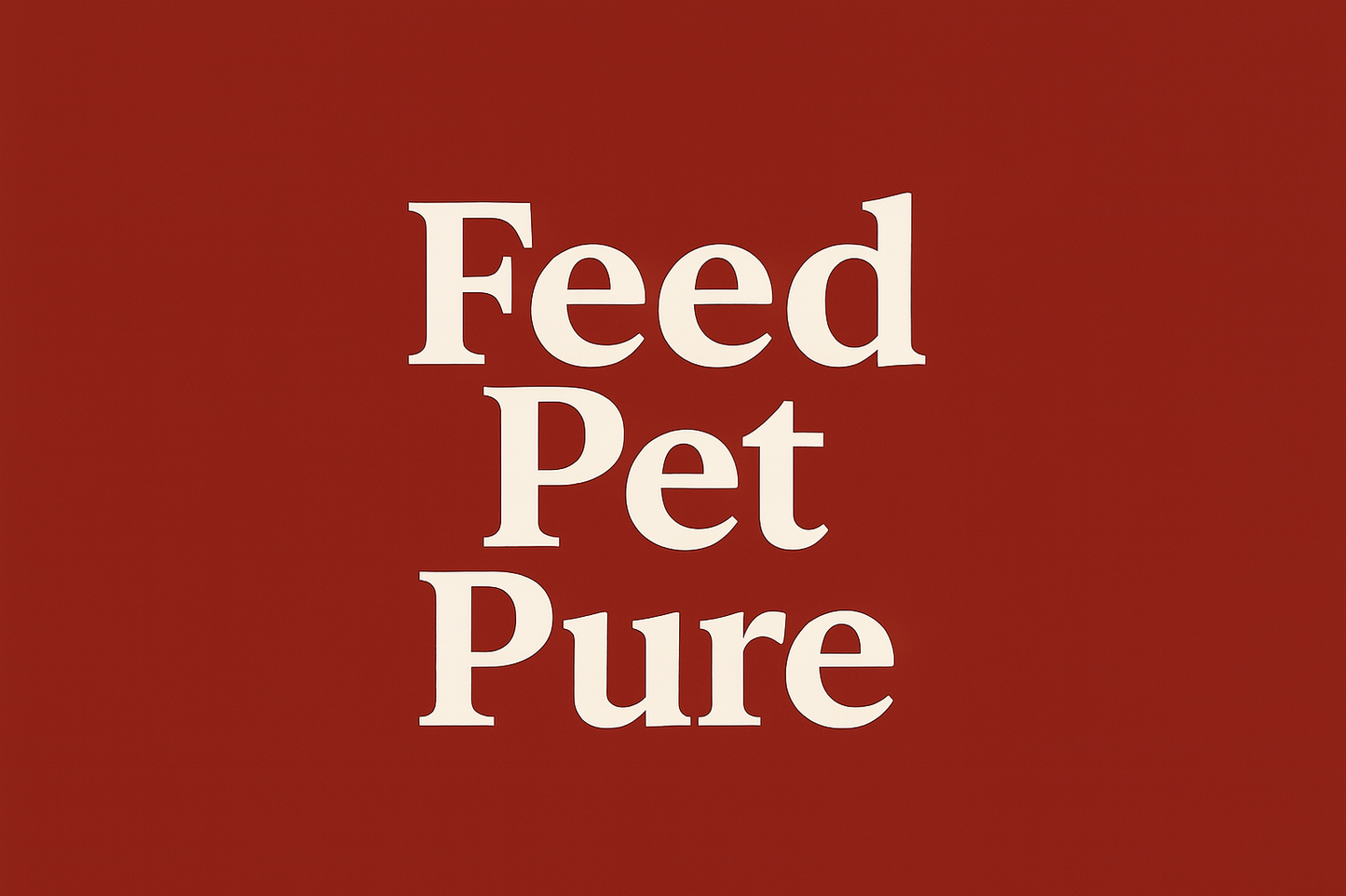 Feed Pet Pure