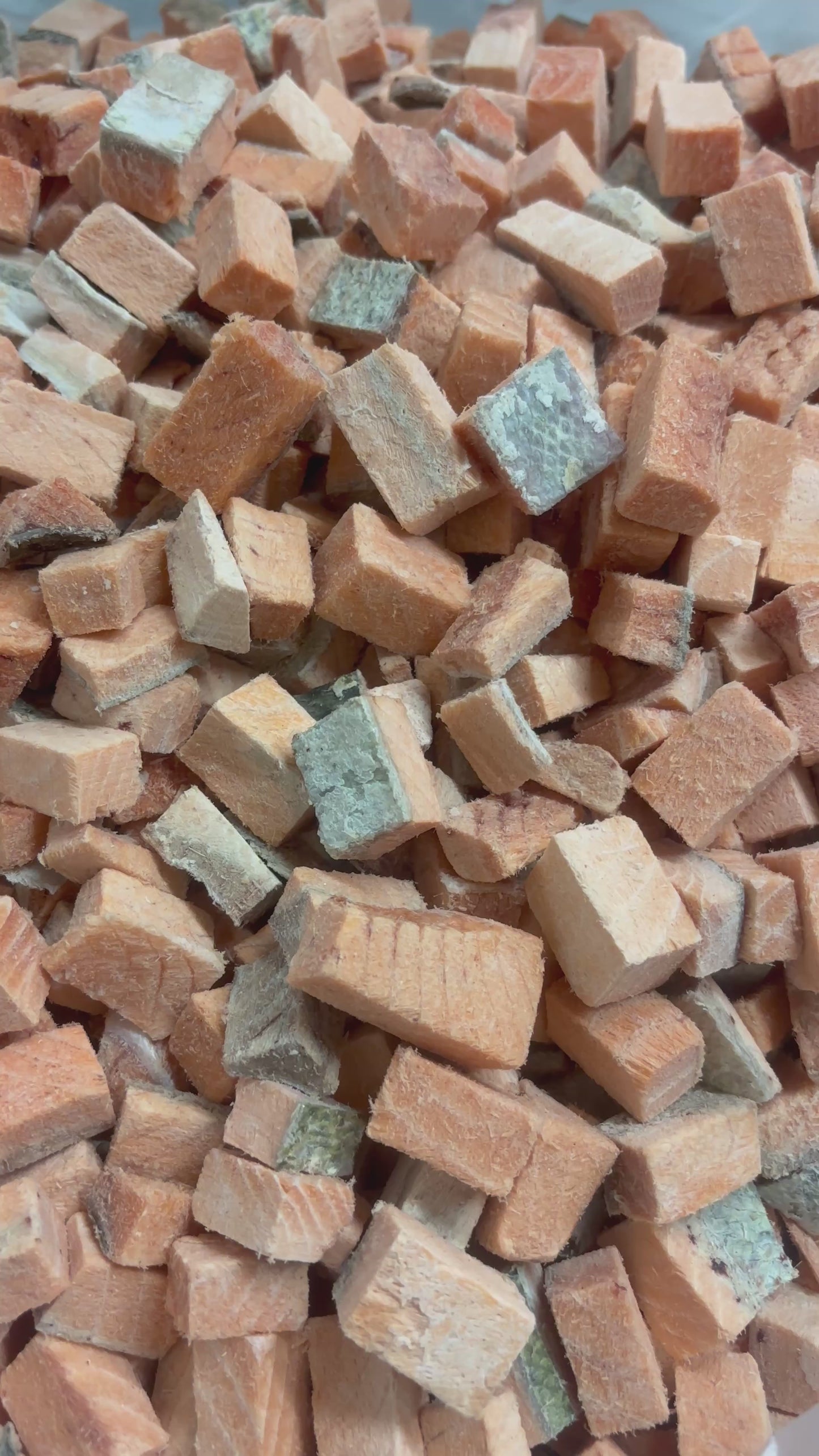 NZ King Salmon Freeze-Dried Fillet Cubes for Dogs & Cats