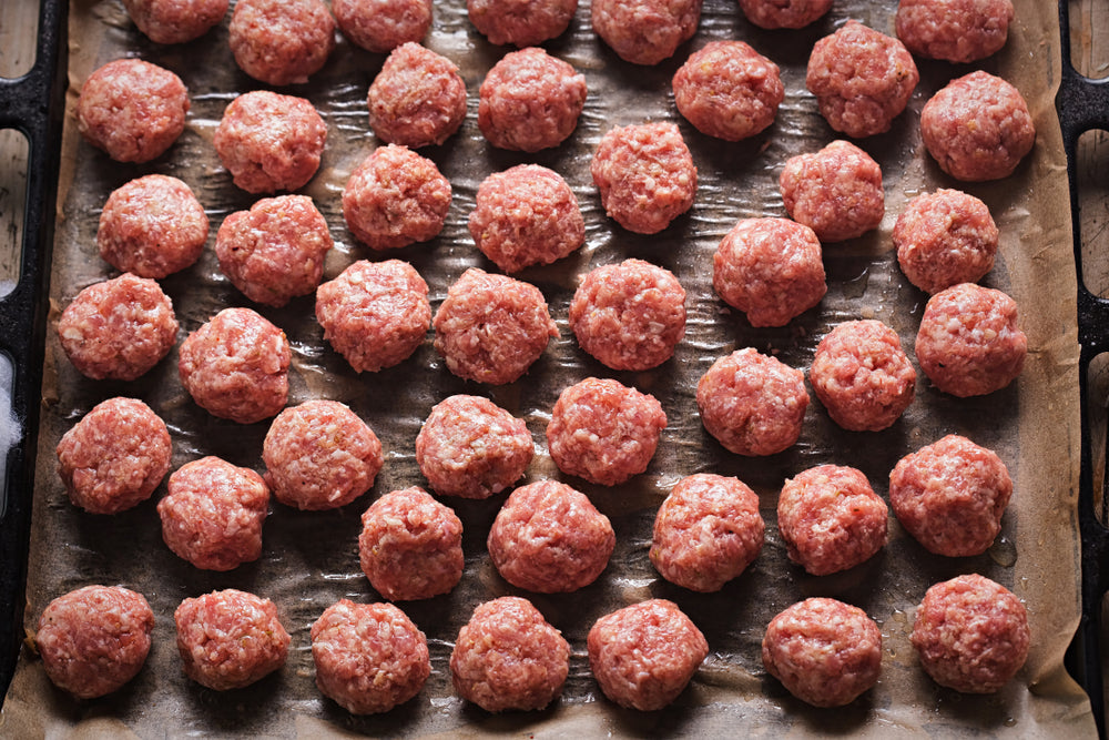 Raw meatball
